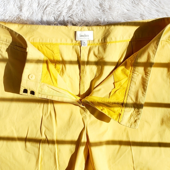 Neiman Marcus Exclusive yellow dressy pants - Picture 10 of 12